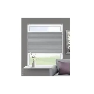 ACUS design collection Thermo Spann-Plissee Verdunklungsqualität anthrazit B/L: ca. 60x130 cm - Anthrazit