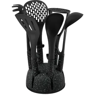 COFI Küchenhelfer-Set 7-tlg. Ergonomische Griffe Schwarz