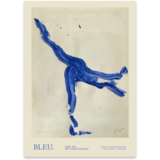 The Poster Club - Bleu von Lucrecia Rey Caro, 30 x 40 cm