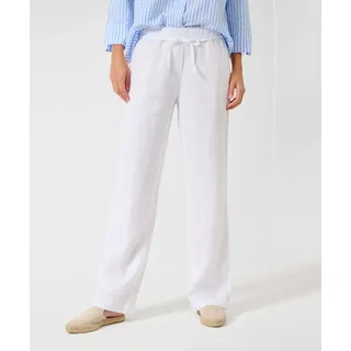 Culotte BRAX "Style FARINA" Gr. 38K (19), Kurzgrößen, weiß Damen Hosen Culottes Hosenröcke