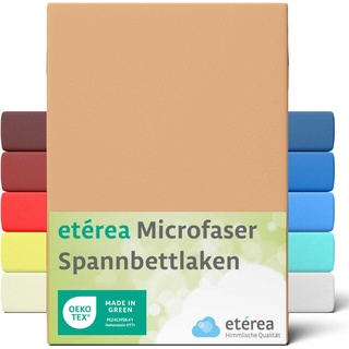 Etérea, Fixleintuch, Microfaser Jersey Spannbettlaken (120 x 200 cm, 100 x 200 cm)