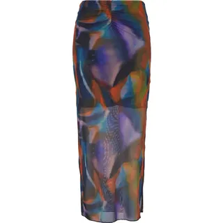 URBAN CLASSICS Maxirock Damen Multicolor Reflection S