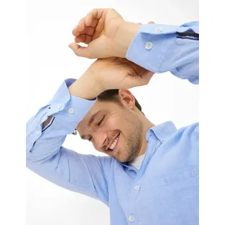 Brax Langarmhemd Blau XL