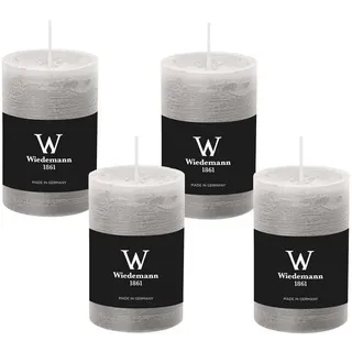 Wiedemann Kerzen Rustik Marble Kerzen 80 x 68 mm grau