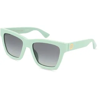 Gucci GG1714S Damen-Sonnenbrille Vollrand Cat Eye Kunststoff-Gestell, grün