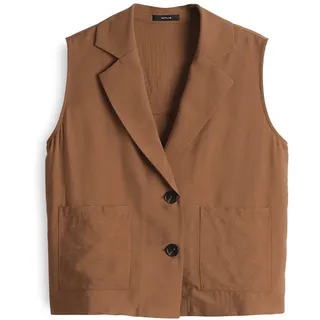 OPUS Damen Weste | Weste WILESSA Regular Key-Piece für individuelle Looks golden oak, 38 - 38