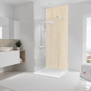 Schulte Duschrückwand Kalkstein-Beige