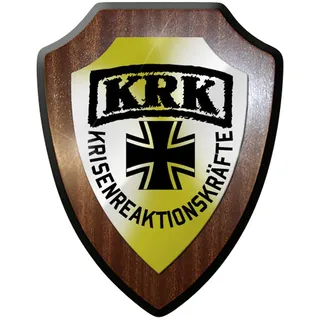Wappenschild/Wandschild -Krisenreaktionskräfte KRK Einsatzkräfte Schnelle#9663
