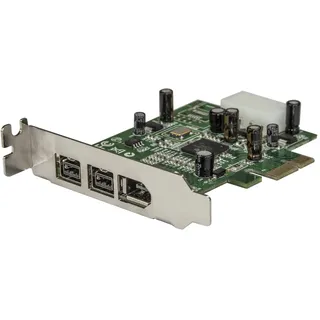 Startech StarTech.com 3 Port 800+400 FireWire PCI Express Schnittstellen Combo Karte - Low Profile