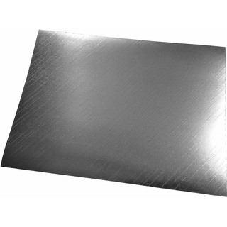 GastroPapier 50 Tischsets silber Karton diagonal leinengeprägt Einweg-Platzset