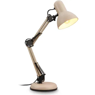 Brilo Schreibtischlampe Beige
