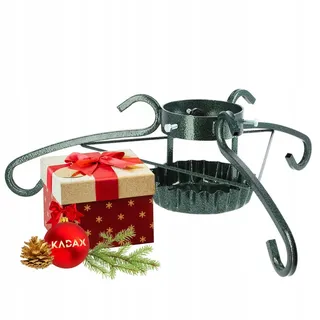 Kadax Weihnachtsbaumständer, Grün, Metall, Kunststoff, 19.5 cm, Dekoration, Weihnachtsdekoration, Weihnachtsbäume & Zubehör