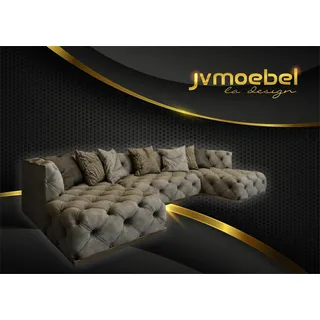 Ecksofa Sofa Couch Polster Garnirtur U Form Couchen Chesterfield Möbel Sofas Neu