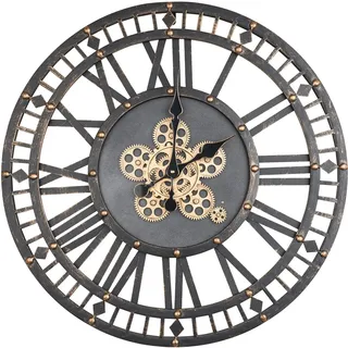 BHP Landscape Wanduhr 70,00 cm 70x70 gold