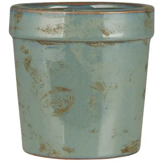 IB Laursen Blumentopf Marina Antik-Look, Höhe 12, Ø 11.5 cm, Blau