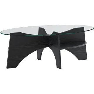 Okwish Couchtisch, Schwarz, Holzwerkstoff, 60x35.6x104.9 cm, Wohnzimmer, Wohnzimmertische, Couchtische