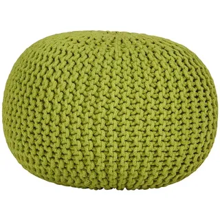 Pouf GUTMANN FACTORY, Kinder, Gr. H: 37cm, Baumwolle, grün (kiwi), Poufs Hocker Pouf