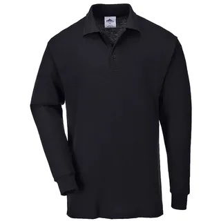 Portwest B212 Genoa Langarm Polo-Shirt Baumwolle Maschinenwaschbar Business