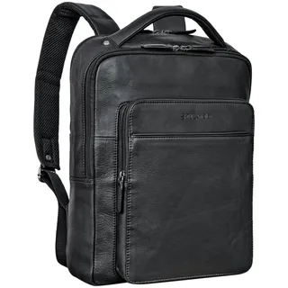 'Nicky' Laptoprucksack 13 Zoll Leder MittelGroß Damen Herren Lederrucksack Vi...