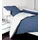 denimblau 200 x 220 cm + 2 x 80 x 80 cm