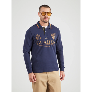 La Martina Poloshirt Westin blau / navy / goldgelb L