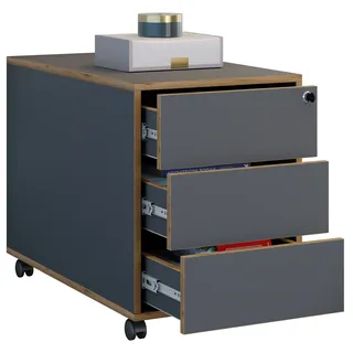 VCM Salia Rollcontainer 70 x 39 x 50 schwarz