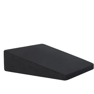 Auto Sitzkeil 40x37x12cm Autositz Keilkissen Schwarz Hochelastische Perlbaumwolle Sitzkeilkissen Für Stuhl Autositzpolster, Erhöhung Des LKW-Sitzkissens, Autokissen, Abnehmbar + Metallreißverschluss