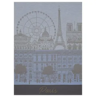 Le Jacquard Français 22744 Geschirrtuch Paris Panorama Ciel 80X60 cm, Baumwolle