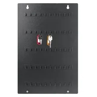 Pavo Schlüsselbrett 8008582, dunkelgrau, Metall, mit 50 Haken, 30 x 45cm