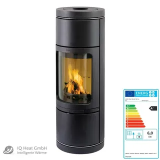 Kaminofen Leda Novia CL schwarz lackiert Kamin Gussofen 120 cm