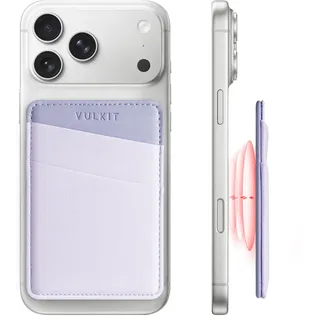 VULKIT Magsafe Wallet Kompatibel mit iPhone 17/16/15/14/13/12er Serie, Dehnbarer Lycra-RFID-Kartenhalter mit MagSafe-Magnet