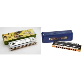 Hohner M569633 Echo Harp 96 C/G Mundharmonika & Blues Harp Mundharmonika in C-Dur