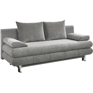 SUN GARDEN Schlafcouch Polyester 2-Sitzer Grau/Braun