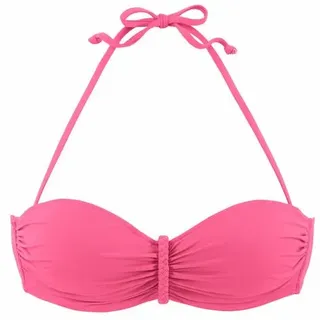 Buffalo Bügel-Bandeau-Bikini-Top Rosa 38 Cup D