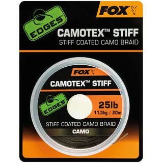 Fox Camotex Stiff 20m 20lb Karpfen Vorfachmaterial
