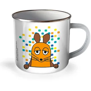 Trötsch Verlag Die Maus Emaille Becher 0,3 l Bunt
