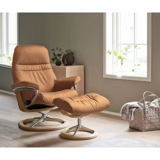 Stressless® Fußhocker Sunrise, mit Signature Base, Gestell Eiche beige