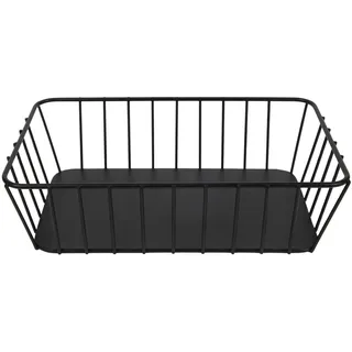 Brotkorb BLACK eckig (BHT 19x8,50x19 cm) - BHT 19x8,50x19 cm