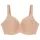 Damen Minimizer-BH Modern Soft Cotton W01 mit Bügel ohne Polsterung Verstellbare Träger 85F Neutral Beige 85F