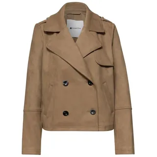 STREET ONE Damen Trenchcoat aus Velours - 40
