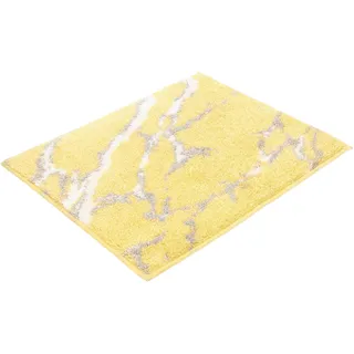 VOSSEN Badteppich Marble Gelb 60 x 50 cm