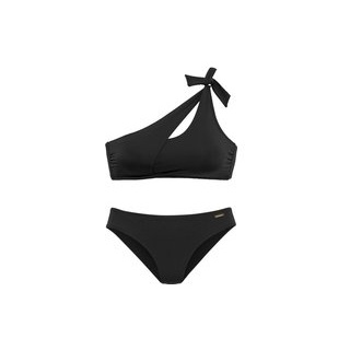 BRUNO BANANI Bustier-Bikini Damen schwarz Gr.38 Cup A/B