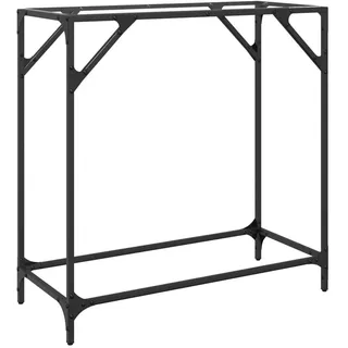 vidaXL Konsolentisch mit Glasplatte 80x35x81 cm transparent