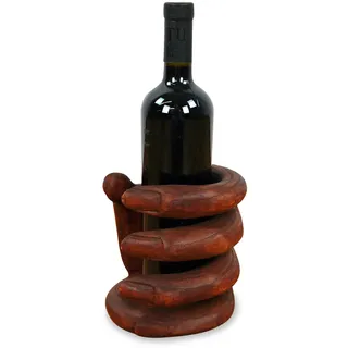 livasia Weinflaschenhalter, Flaschenständer, Holz-Weinflaschenständer, Flaschenhalter (Flaschenhalter Hand)
