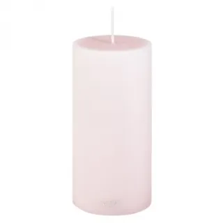 Sovie CANDLES Stumpenkerze in Rosa Ø 70 mm x H 150 mm - 12 Stück - Brenndauer ca. 82 Std. - Flachkopf Säulenkerze