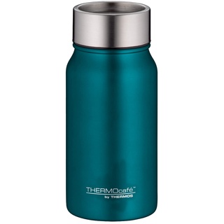 THERMOcafé by THERMOS TC Mug, Thermobecher Edelstahl türkis 500ml, Kaffeebecher hält 9 Stunden heiß, Coffee to go Becher dicht und spülmaschinenfest mit zerlegbarem Verschluss,Teal, 1 Stück (1er Pack)