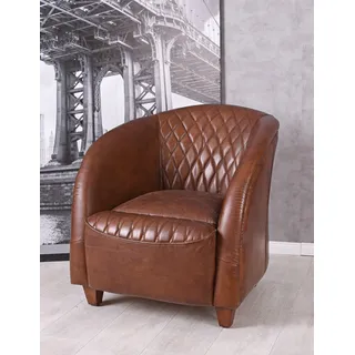 Ledersessel Vintage Leder Sessel Clubsessel Loungesessel Loftsessel Echtleder