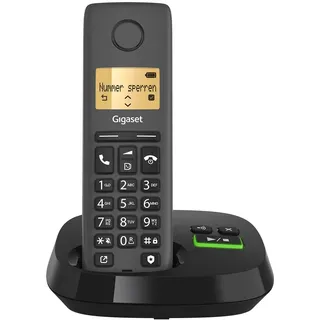 Gigaset Pure 120A Schnurloses DECT-Telefon Anrufbeantworter ECO DECT Anrufschutz