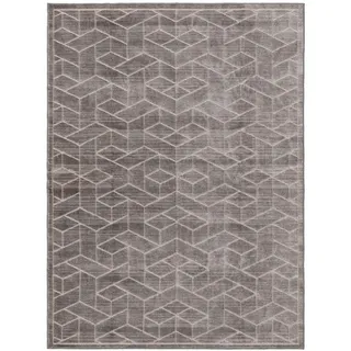 benuta basic Daisy Kurzflorteppich 100 x 150 cm Grau