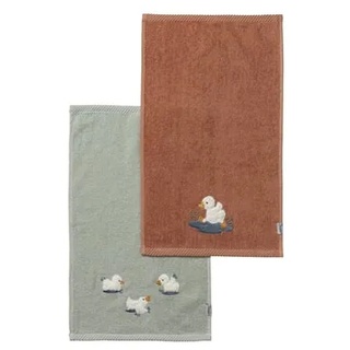Sterntaler Kinderhandtuch Doppelpack 50 x 30 cm Edda bunt, 50x30 cm